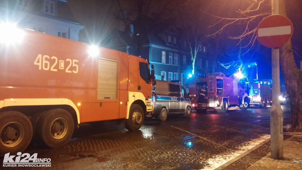Śmierć w pożarze w centrum Inowrocławia
