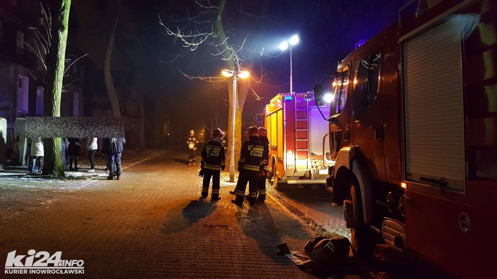 Śmierć w pożarze w centrum Inowrocławia