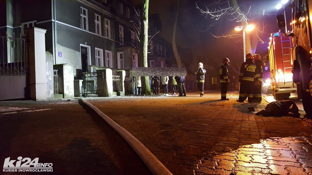 Śmierć w pożarze w centrum Inowrocławia