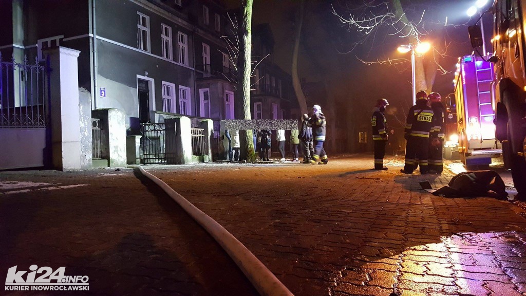 Śmierć w pożarze w centrum Inowrocławia