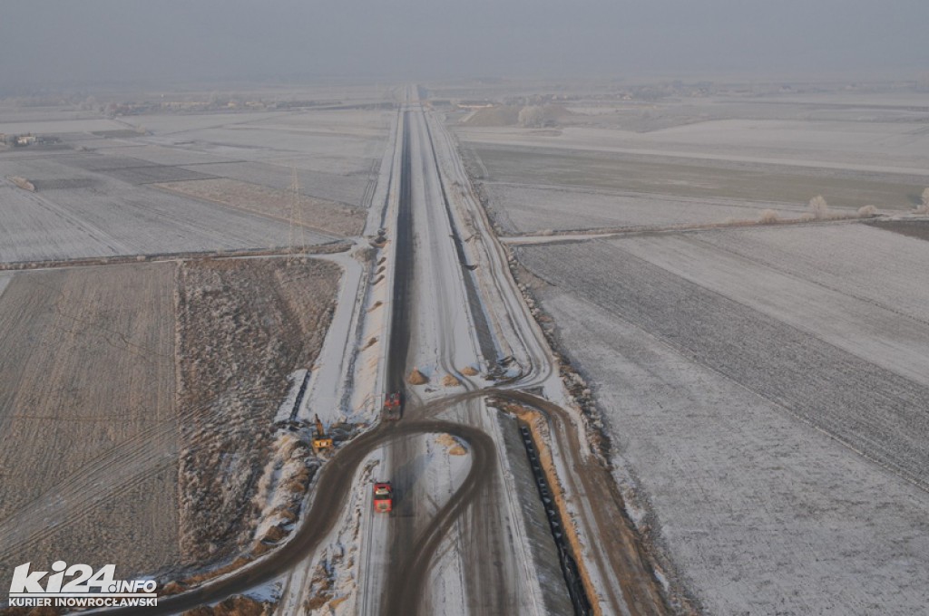 Obwodnica Inowrocławia, styczeń 2017