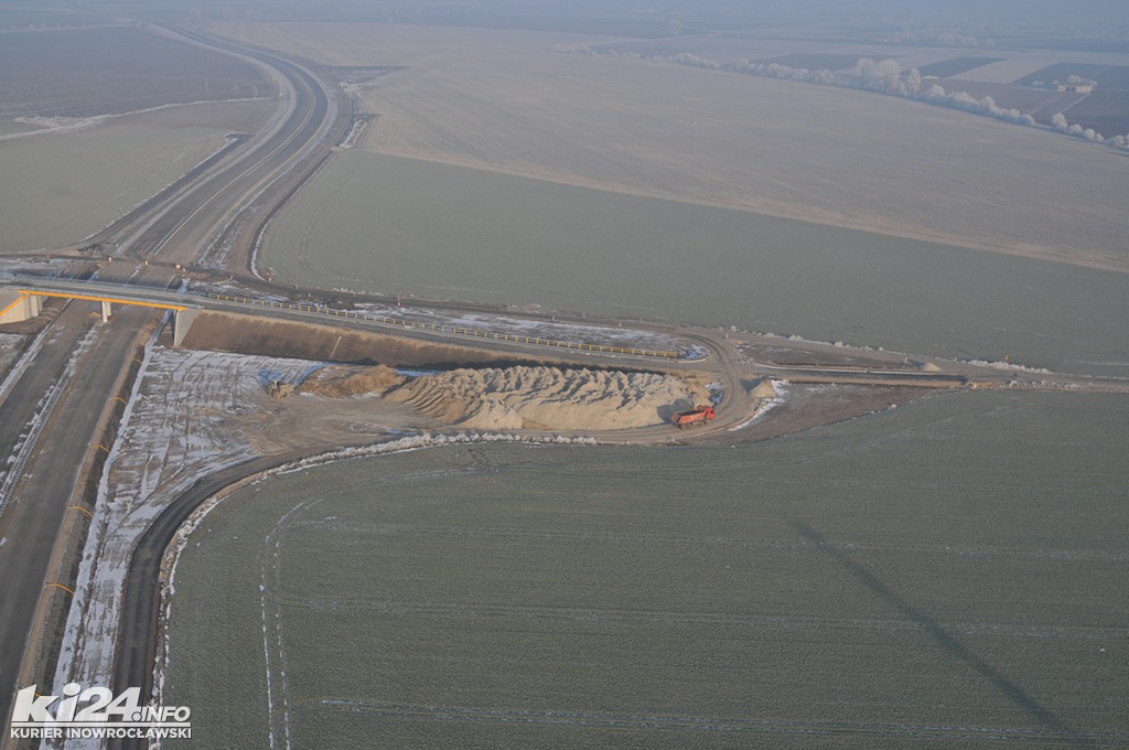 Obwodnica Inowrocławia, styczeń 2017