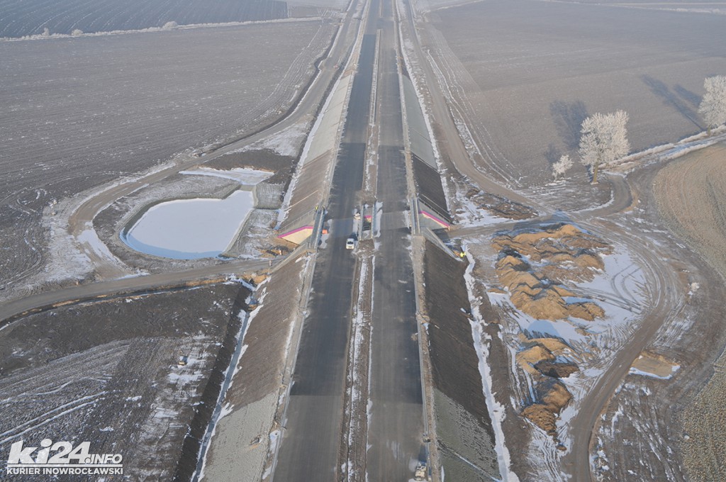 Obwodnica Inowrocławia, styczeń 2017