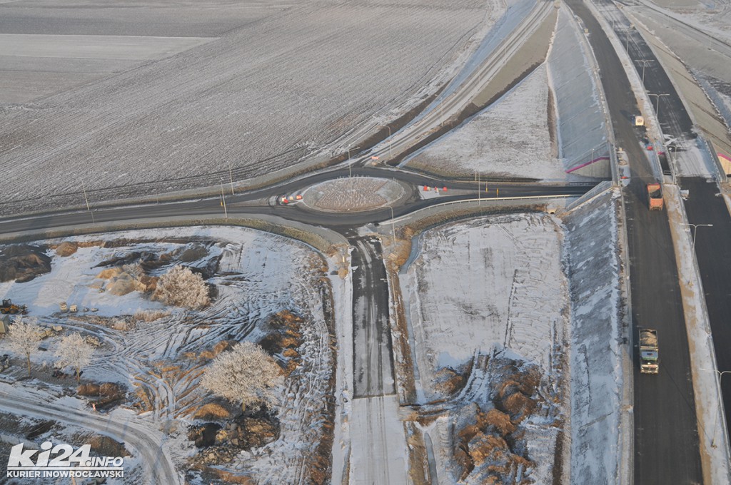 Obwodnica Inowrocławia, styczeń 2017