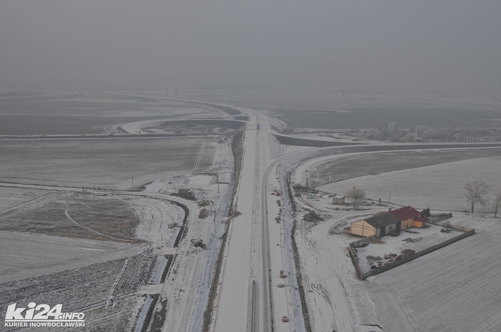 Obwodnica Inowrocławia, styczeń 2017
