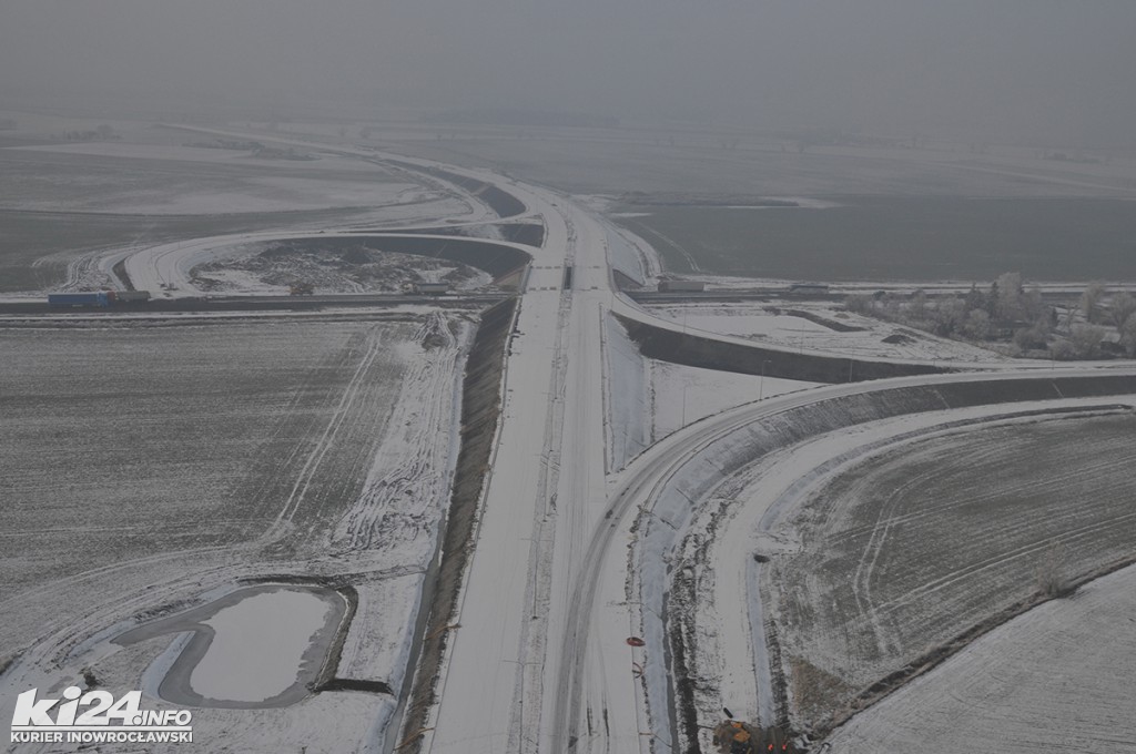 Obwodnica Inowrocławia, styczeń 2017
