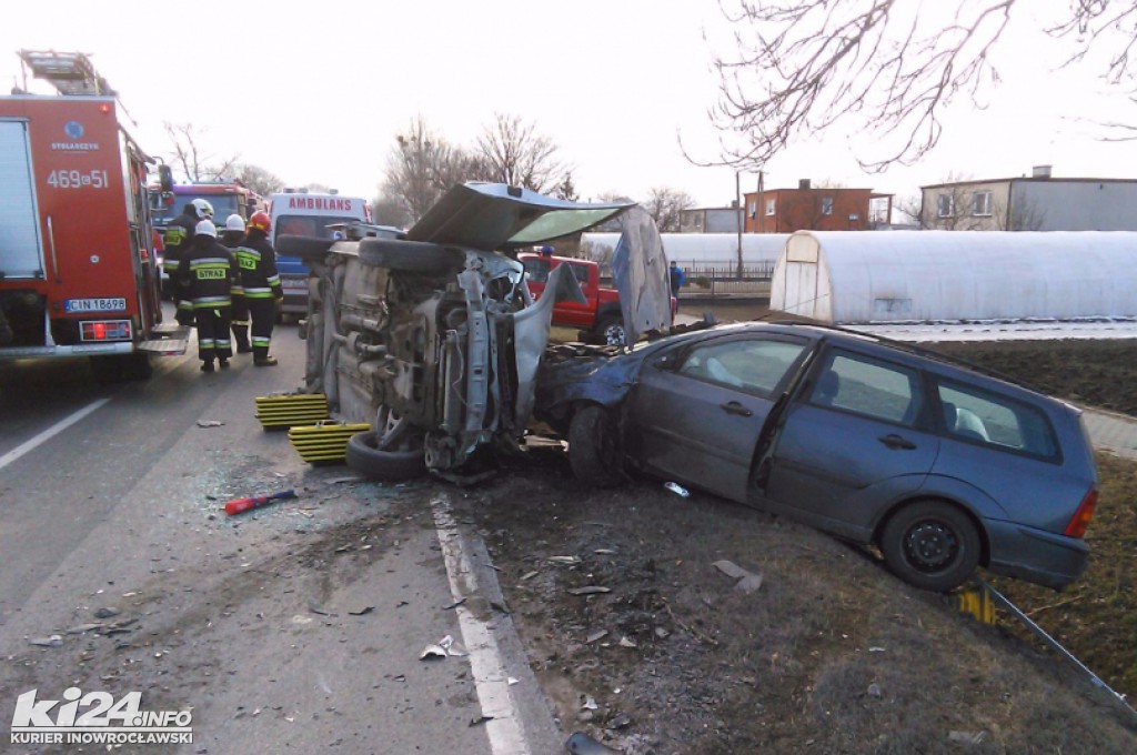 Groźny wypadek pod Gniewkowem