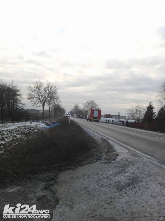 Groźny wypadek pod Gniewkowem