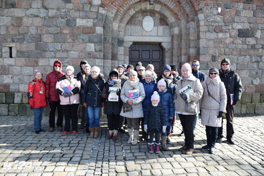 Zwiedzali Inowrocław z przewodnikiem