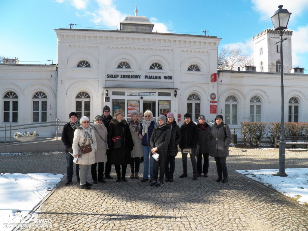 Zwiedzali Inowrocław z przewodnikiem