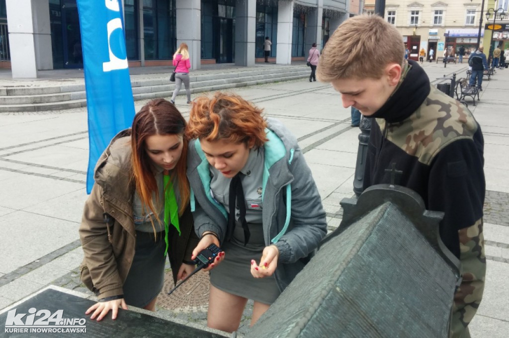 Rozwiązywali zagadki w centrum miasta