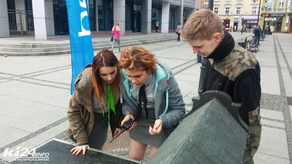 Rozwiązywali zagadki w centrum miasta