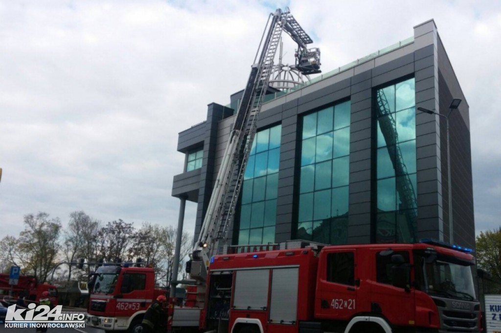 Strażacka akcja w centrum miasta