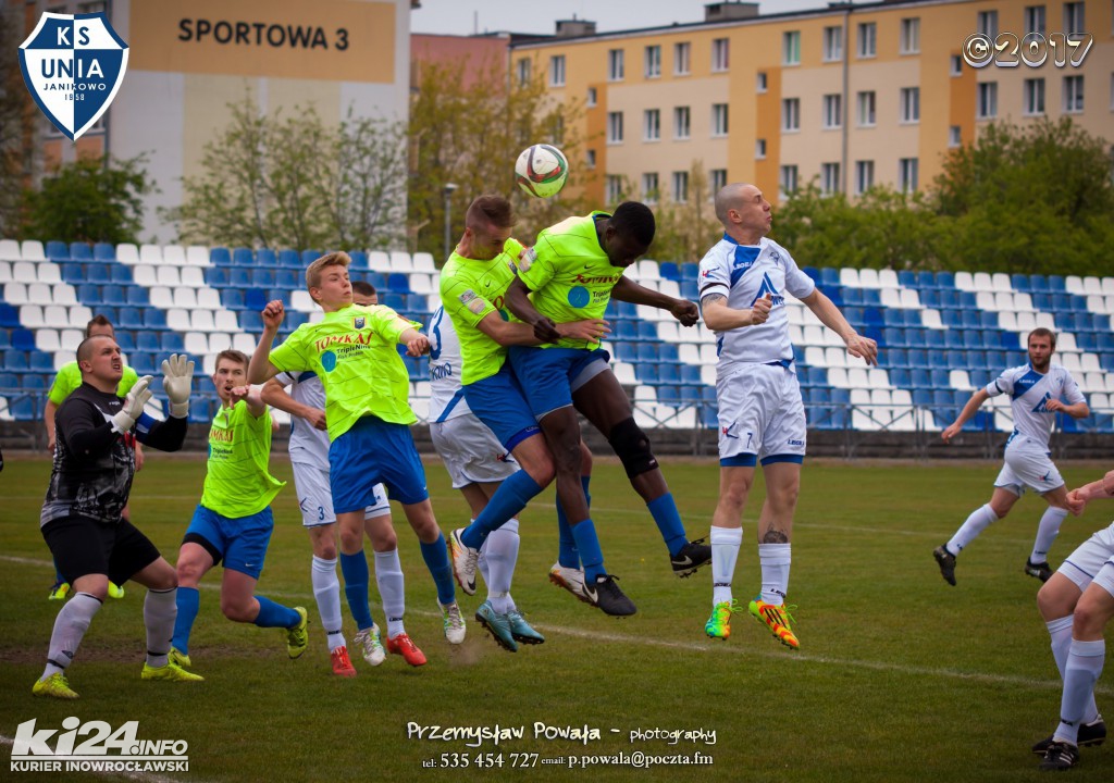 Unia Janikowo - Naprzód Jabłonowo Pomorskie 3.05.2017