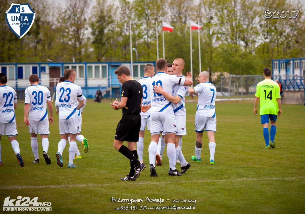 Unia Janikowo - Naprzód Jabłonowo Pomorskie 3.05.2017