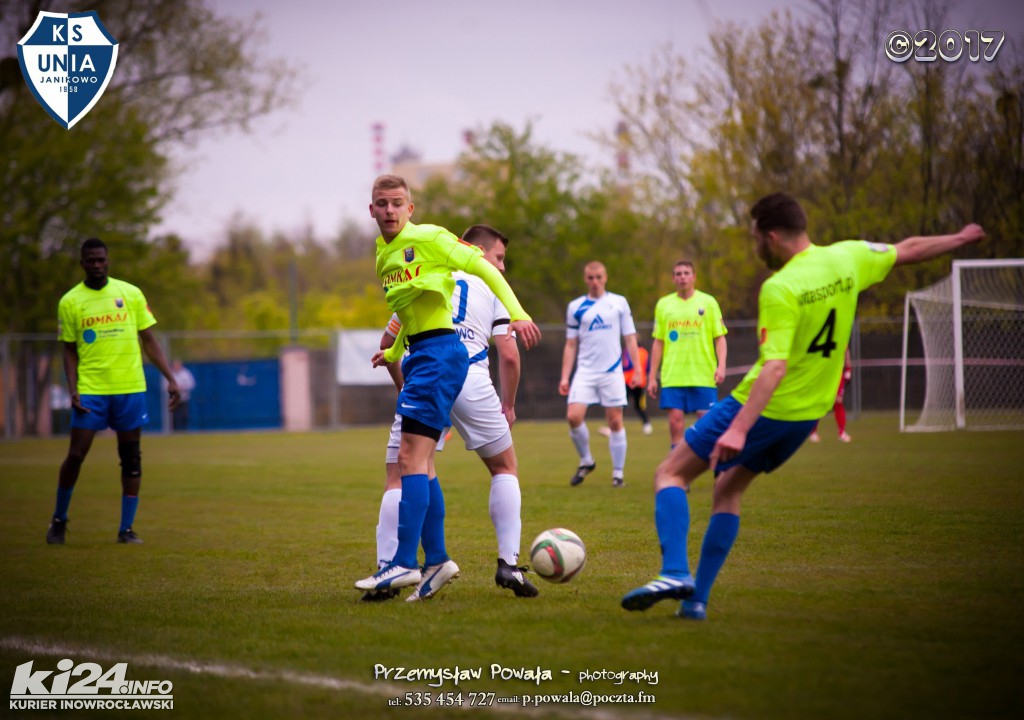 Unia Janikowo - Naprzód Jabłonowo Pomorskie 3.05.2017
