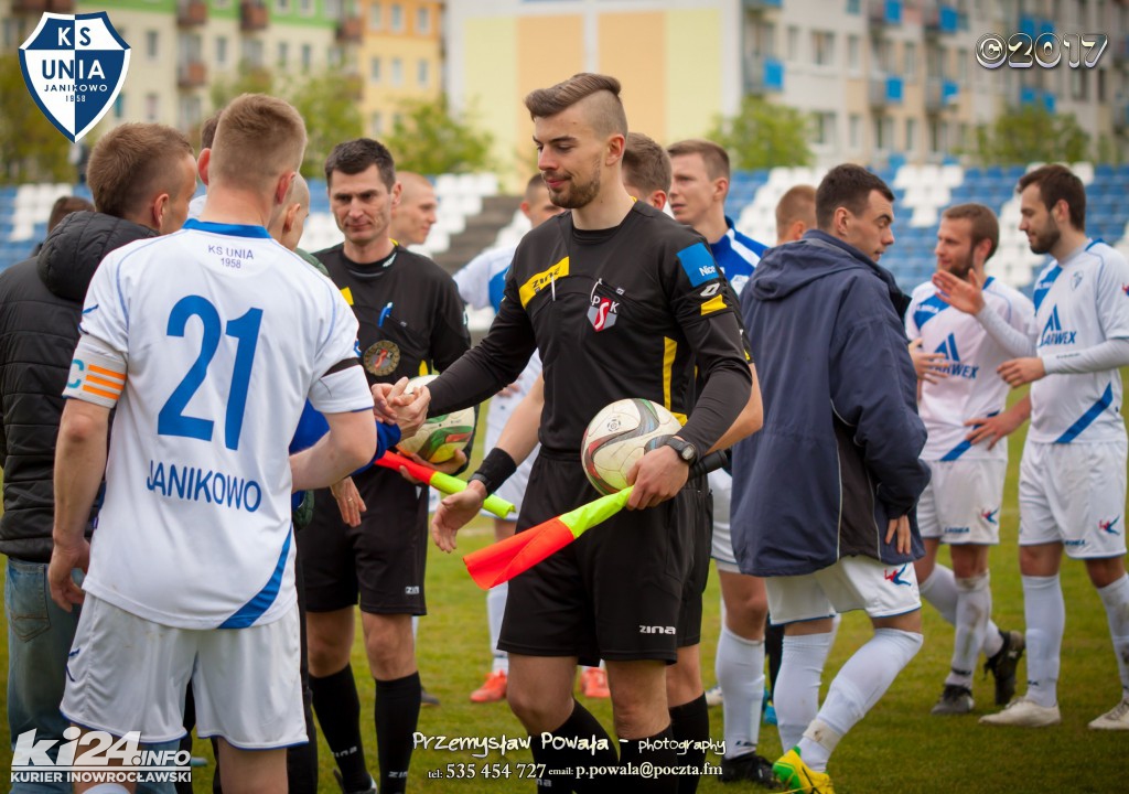 Unia Janikowo - Naprzód Jabłonowo Pomorskie 3.05.2017