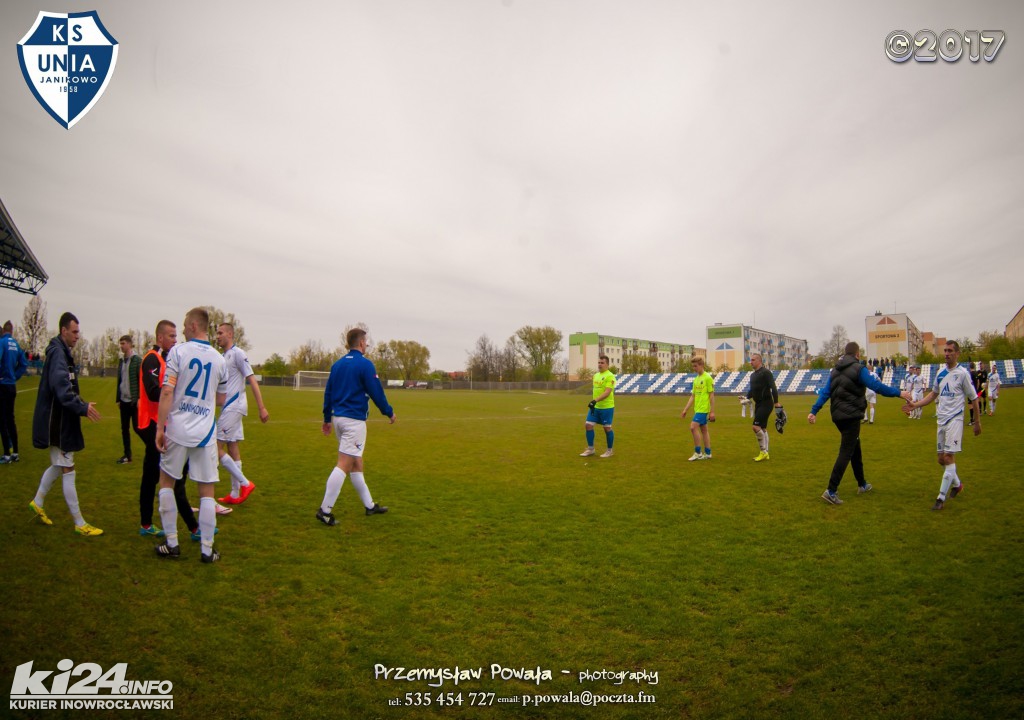 Unia Janikowo - Naprzód Jabłonowo Pomorskie 3.05.2017