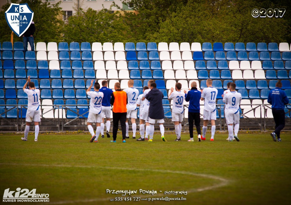 Unia Janikowo - Naprzód Jabłonowo Pomorskie 3.05.2017