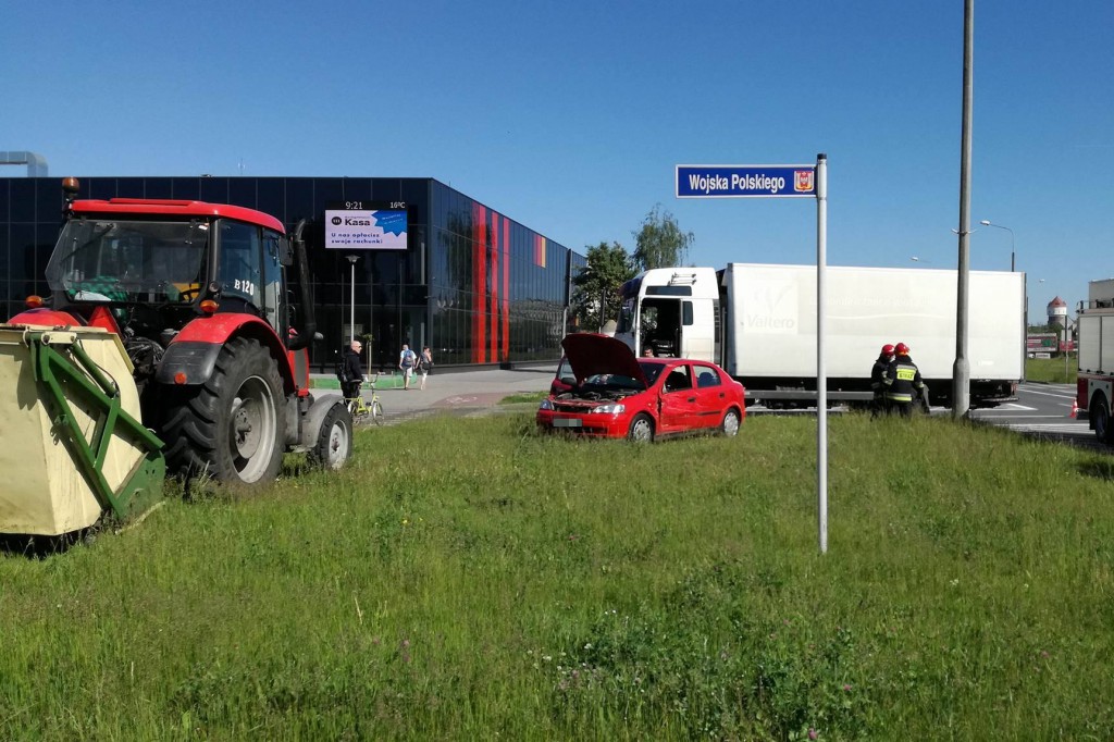 Kraksa na rąbińskim skrzyżowaniu