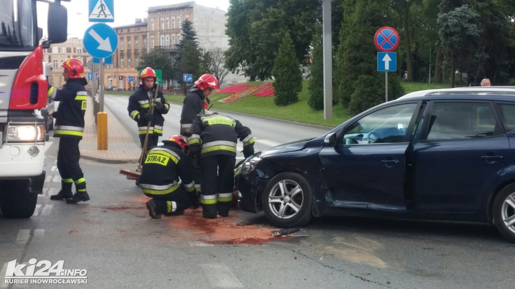 Kraksa na ul. Laubitza