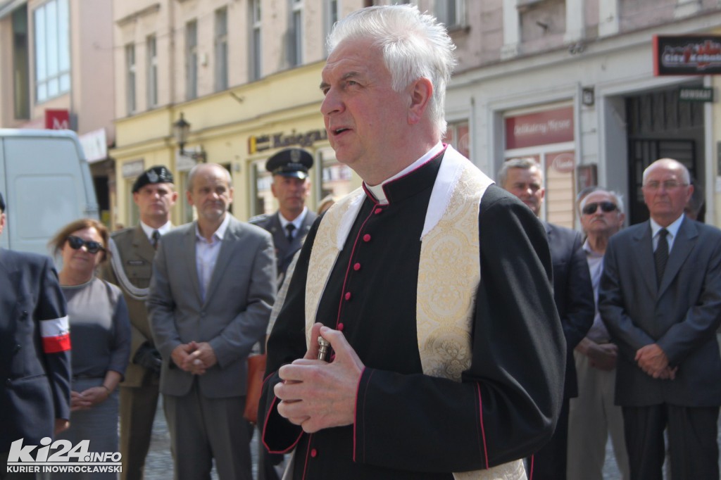 Odsłonięcie tablicy upamiętniającej Andrzeja Szwajkerta