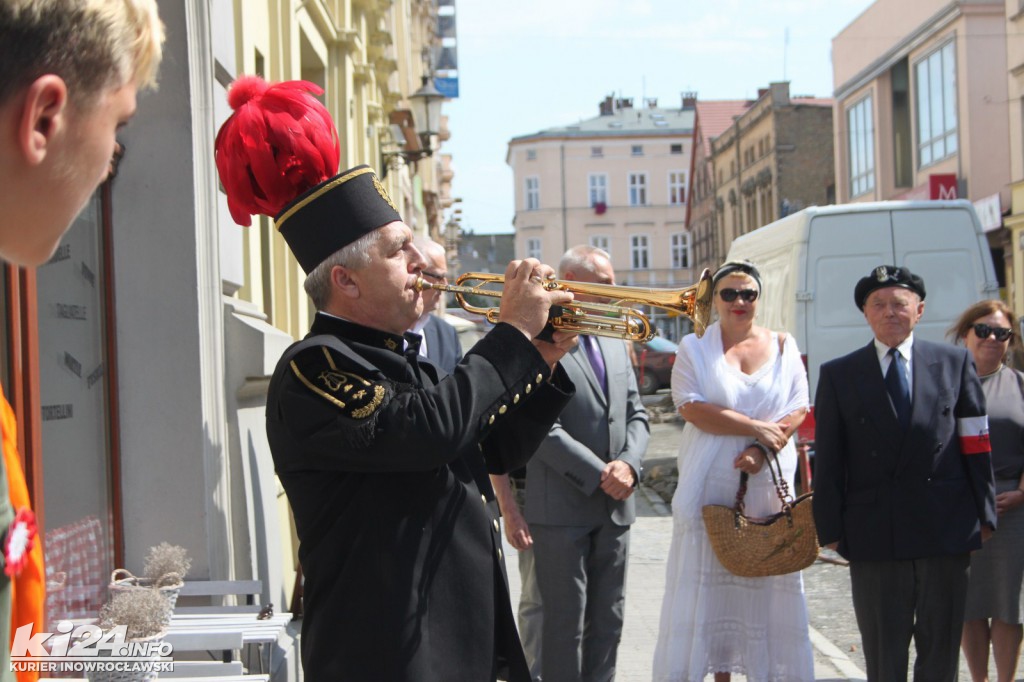 Odsłonięcie tablicy upamiętniającej Andrzeja Szwajkerta