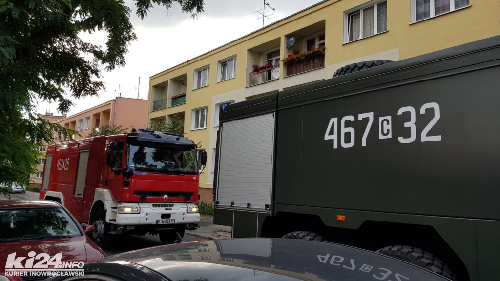 Pożar w bloku przy ul. Wawrzyniaka