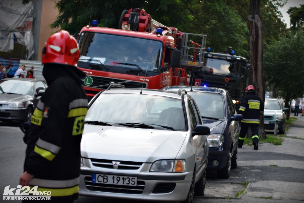 Pożar w bloku przy ul. Wawrzyniaka