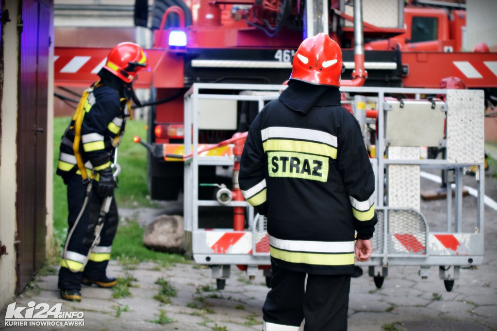 Pożar w bloku przy ul. Wawrzyniaka