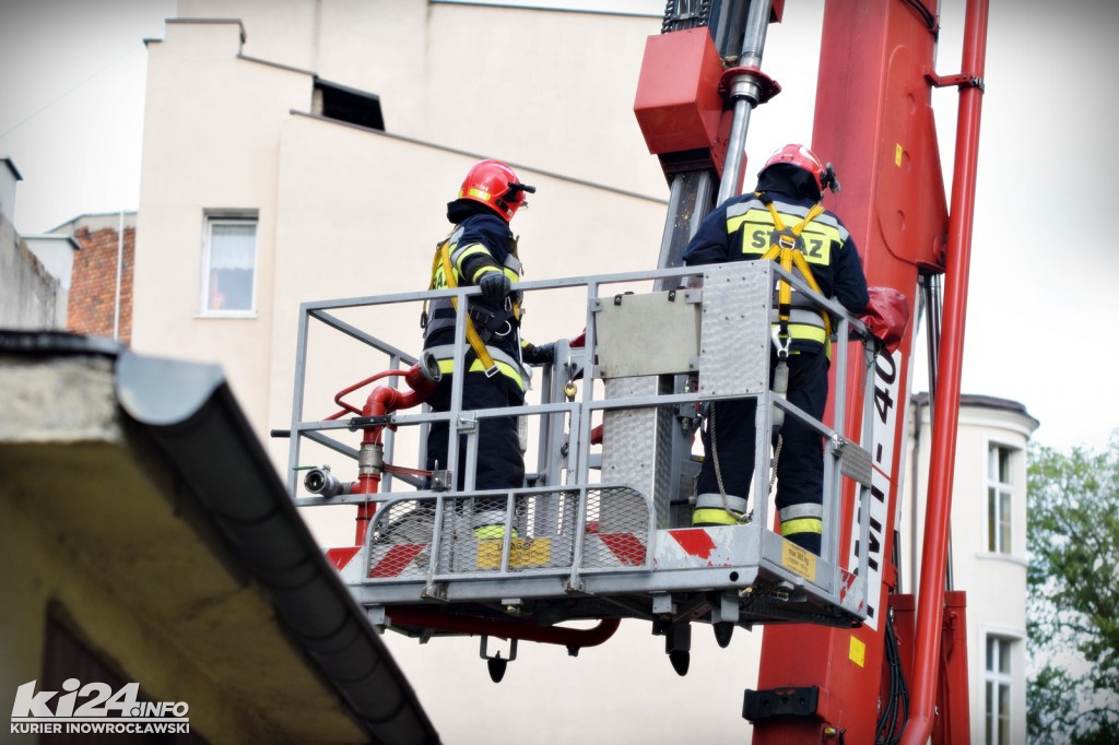 Pożar w bloku przy ul. Wawrzyniaka