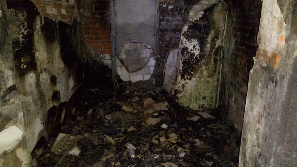 Pożar pustostanu w Pakości