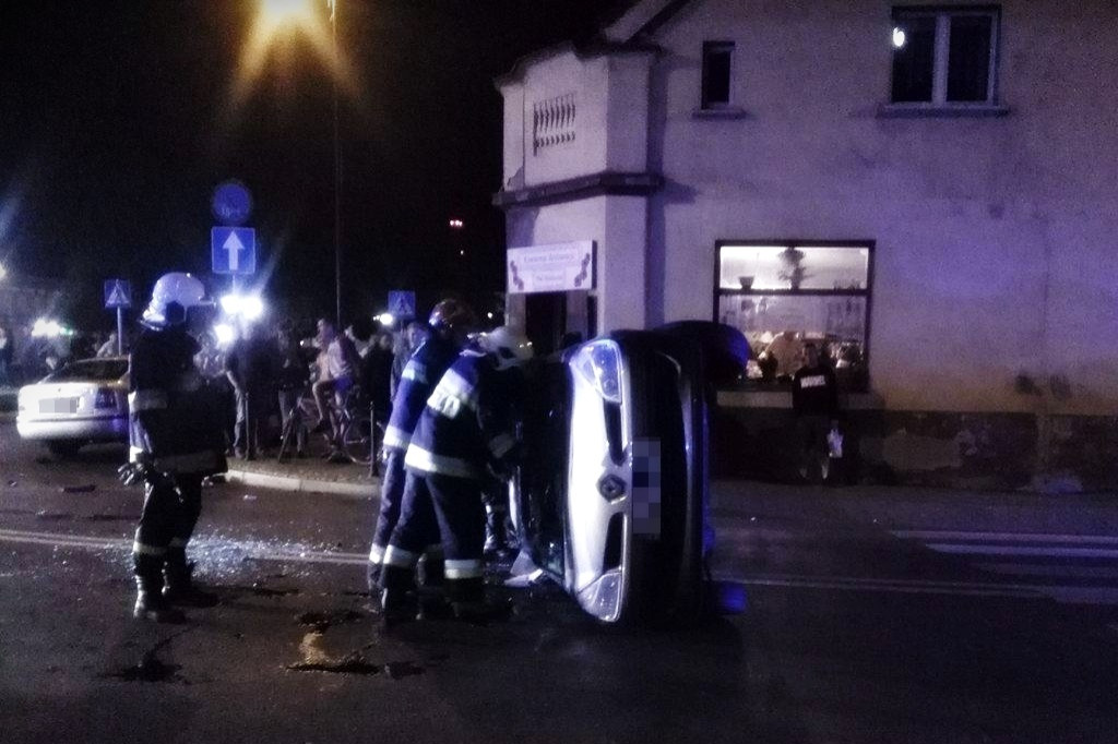 Wypadek w Kruszwicy na rynku