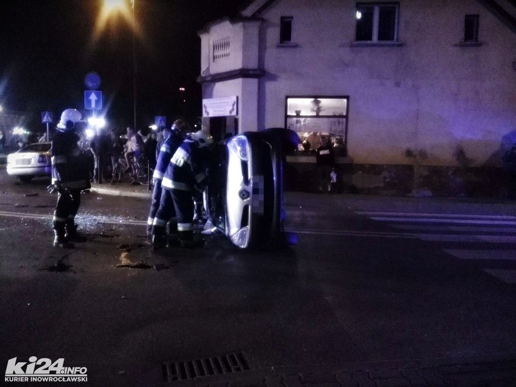 Wypadek w Kruszwicy na rynku