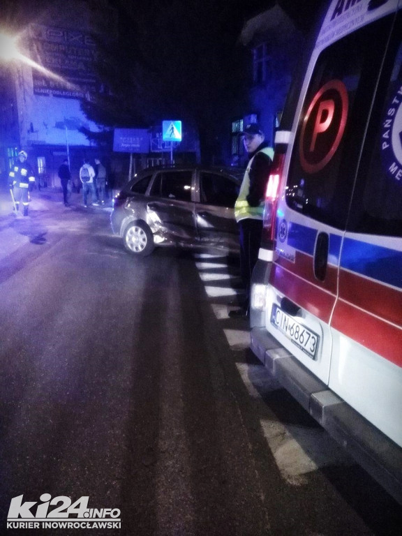 Wypadek w Kruszwicy na rynku