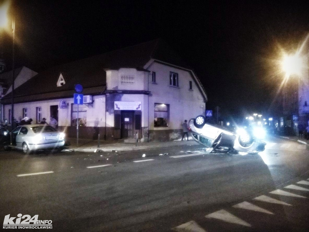 Wypadek w Kruszwicy na rynku