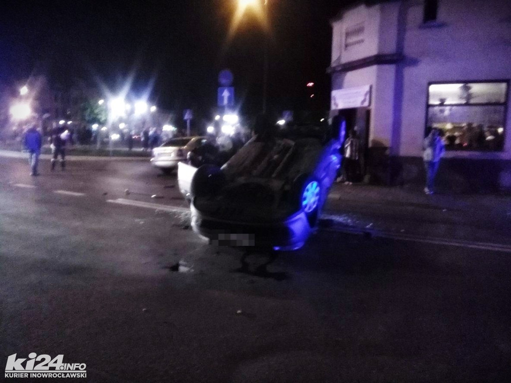 Wypadek w Kruszwicy na rynku