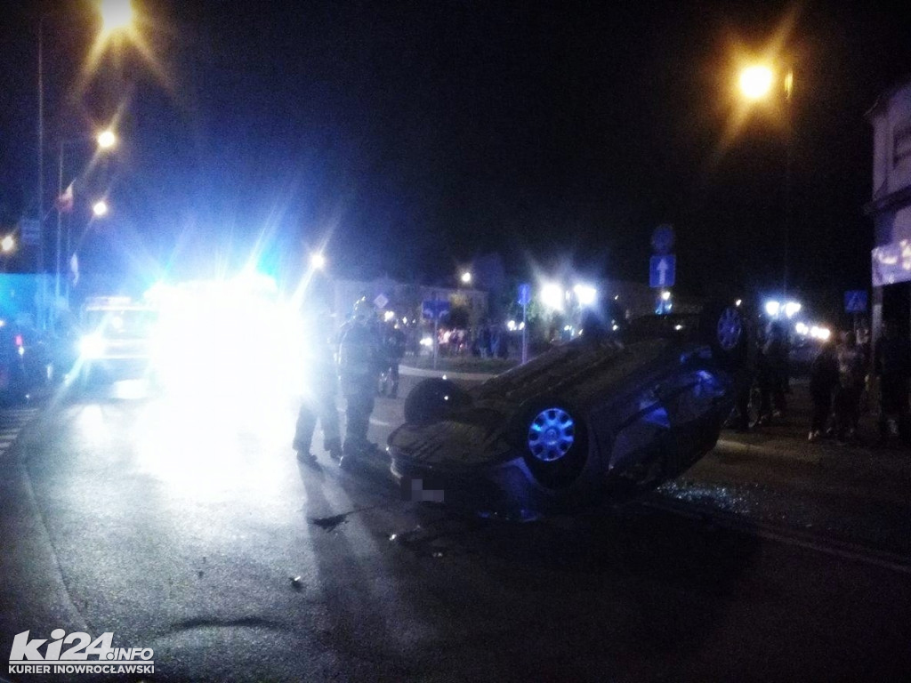 Wypadek w Kruszwicy na rynku