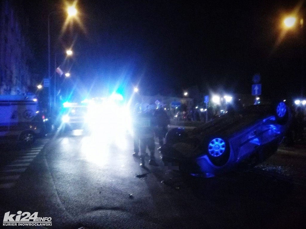 Wypadek w Kruszwicy na rynku