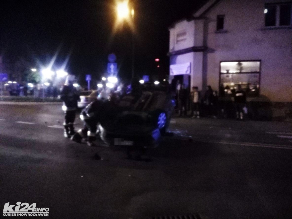Wypadek w Kruszwicy na rynku