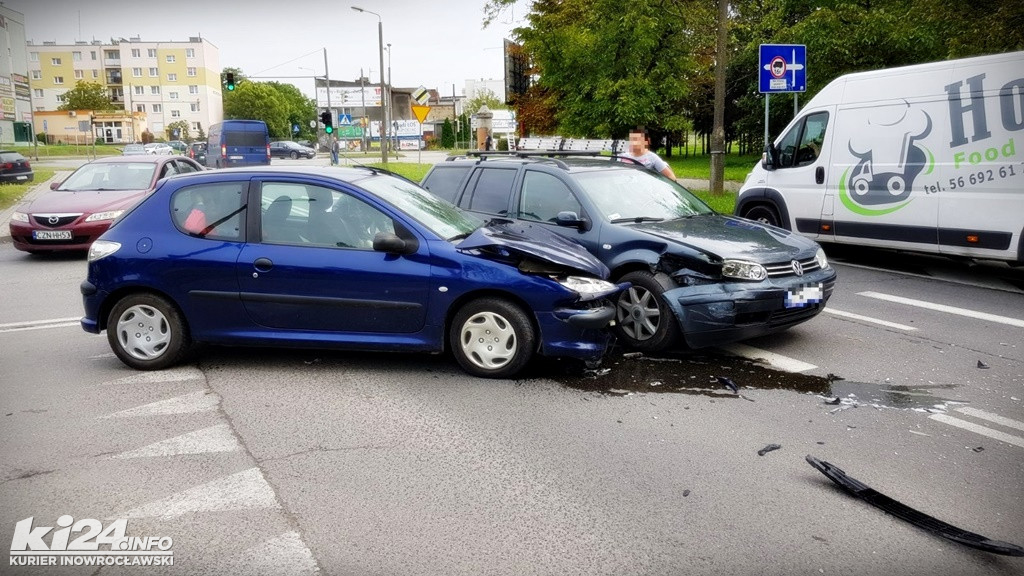 Kolizja na Świętokrzyskiej