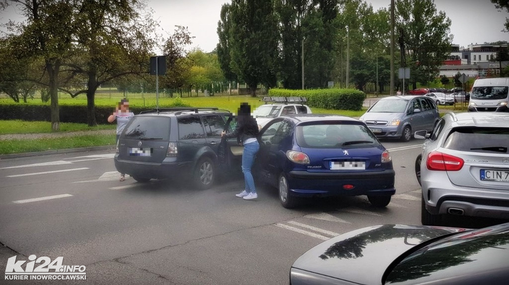 Kolizja na Świętokrzyskiej