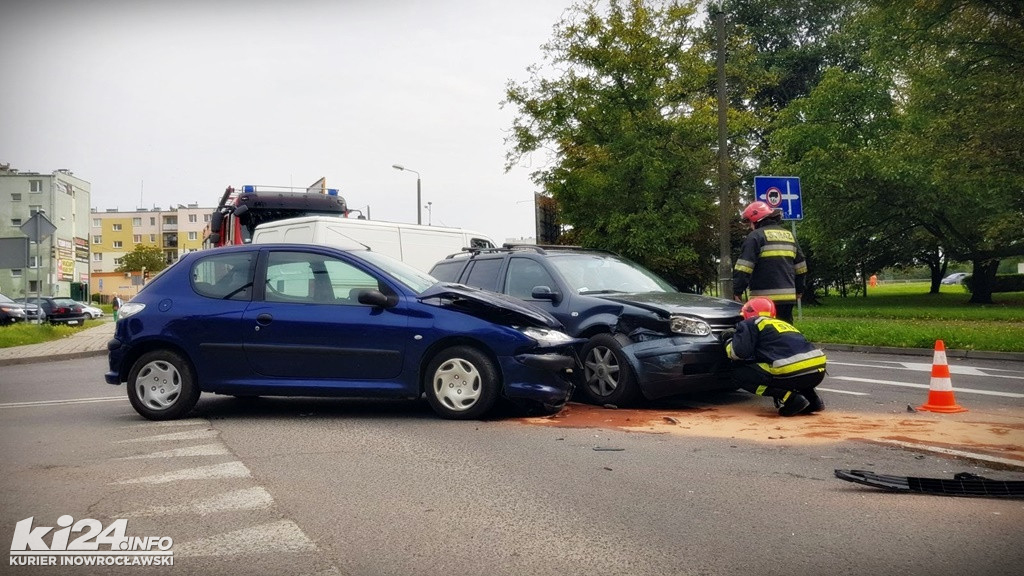 Kolizja na Świętokrzyskiej