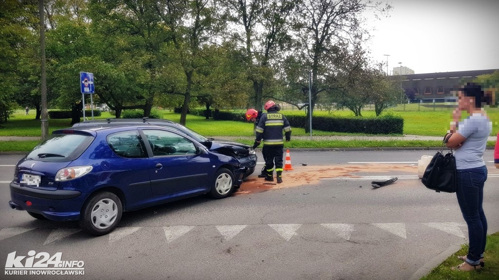 Kolizja na Świętokrzyskiej