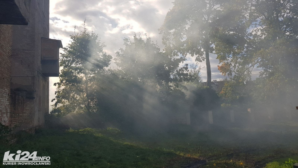 Pożar budynku gospodarczego przy ul. Solankowej
