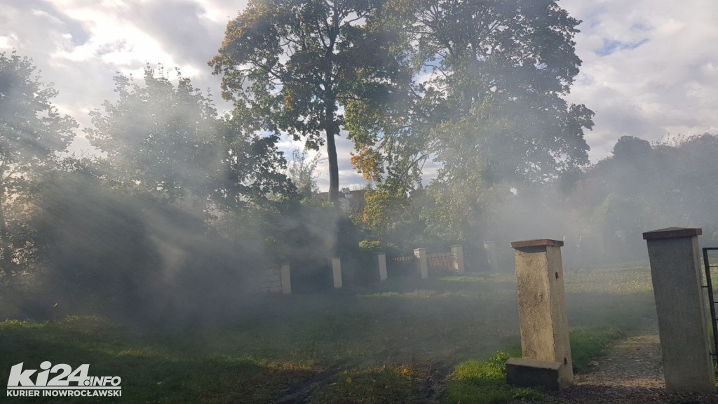 Pożar budynku gospodarczego przy ul. Solankowej
