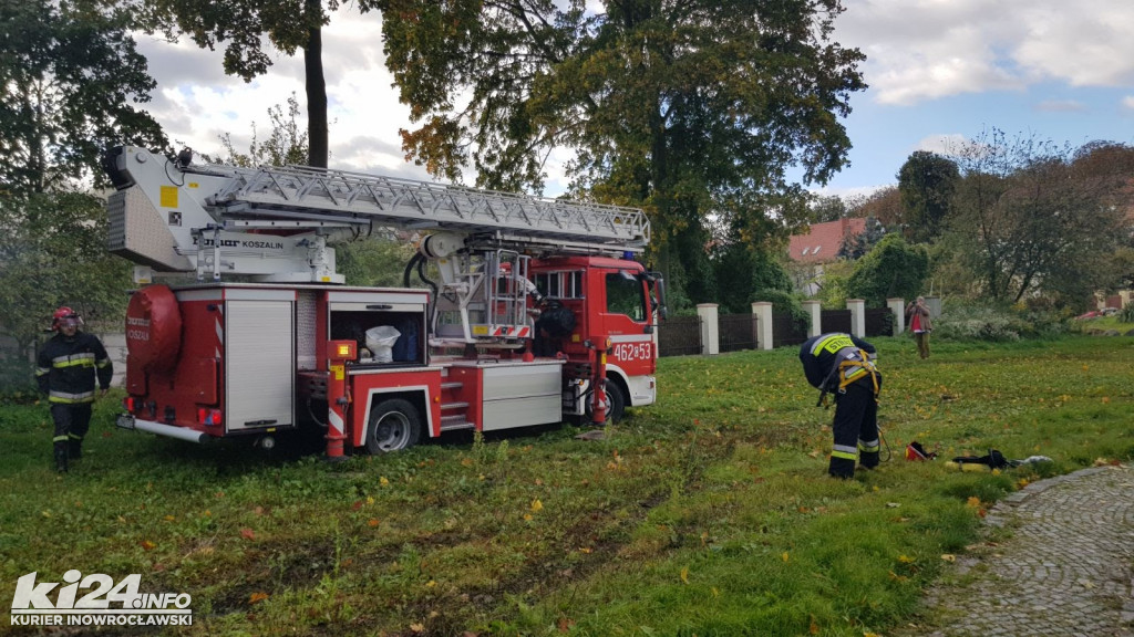 Pożar budynku gospodarczego przy ul. Solankowej