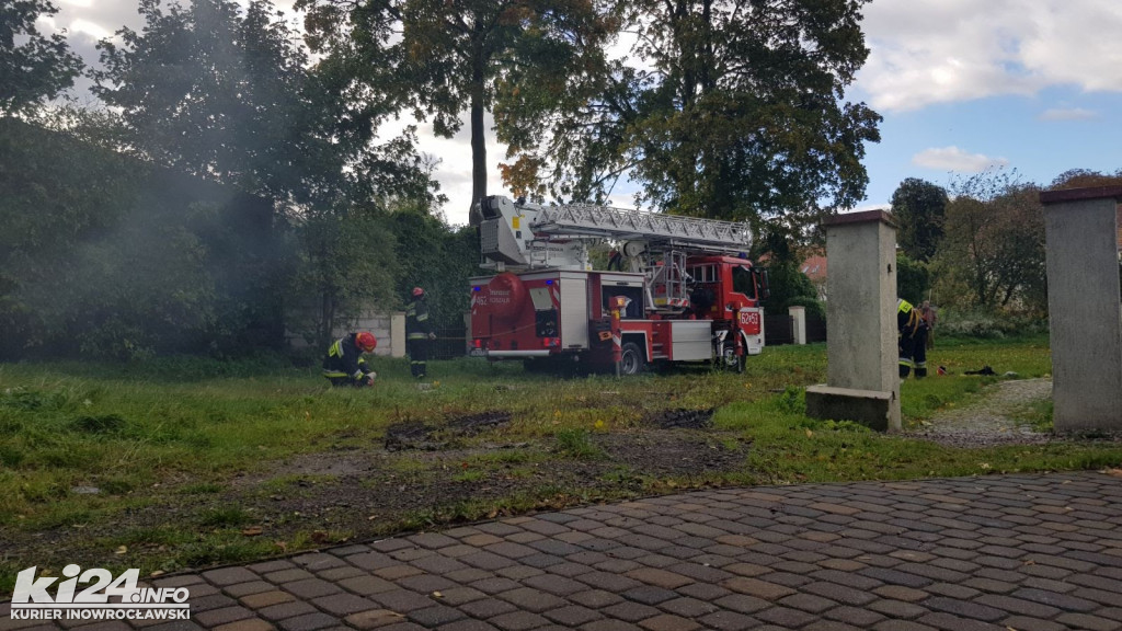 Pożar budynku gospodarczego przy ul. Solankowej