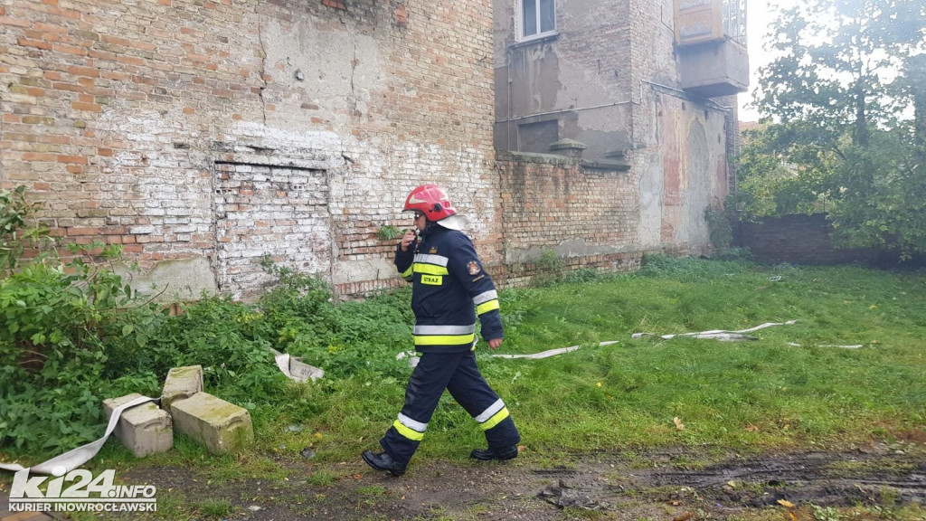 Pożar budynku gospodarczego przy ul. Solankowej