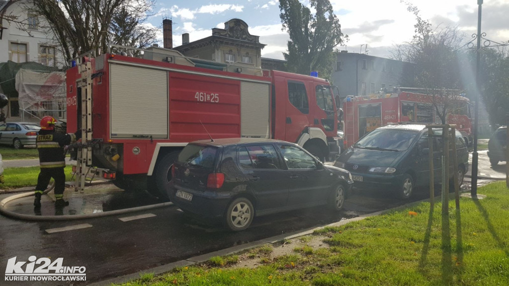 Pożar budynku gospodarczego przy ul. Solankowej
